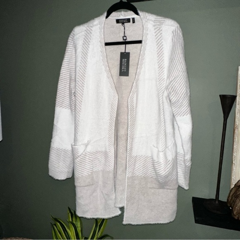 NWT Badgley Mischka cardigan sweater Sz XL
